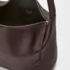 Grosse Loop Hobo aus geschmeidigem genarbtem Kalbsleder