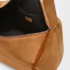 Grosse Loop Hobo aus Kalbsveloursleder