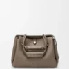 Grosse Madrid-Tasche aus geschmeidigem genarbtem Kalbsleder Grosse Madrid-Tasche aus geschmeidigem genarbtem Kalbsleder
