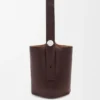 Grosse Pebble Bucket aus geschmeidigem genarbtem Kalbsleder Grosse Pebble Bucket aus geschmeidigem genarbtem Kalbsleder