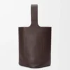 Grosse Pebble Bucket aus geschmeidigem genarbtem Kalbsleder Grosse Pebble Bucket aus geschmeidigem genarbtem Kalbsleder