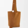 Grosse Pebble Bucket-Beuteltasche aus Kalbsveloursleder Grosse Pebble Bucket-Beuteltasche aus Kalbsveloursleder
