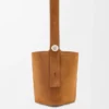 Grosse Pebble Bucket-Beuteltasche aus Kalbsveloursleder Grosse Pebble Bucket-Beuteltasche aus Kalbsveloursleder