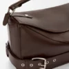 Grosse Puzzle-Biker-Tasche aus glänzendem Kalbsleder Grosse Puzzle-Biker-Tasche aus glänzendem Kalbsleder