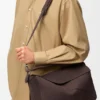 Grosse Puzzle-Tasche aus genarbtem Nubukleder Grosse Puzzle-Tasche aus genarbtem Nubukleder