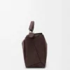 Grosse Puzzle-Tasche aus genarbtem Nubukleder Grosse Puzzle-Tasche aus genarbtem Nubukleder