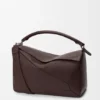 Grosse Puzzle-Tasche aus geschmeidigem genarbtem Kalbsleder Grosse Puzzle-Tasche aus geschmeidigem genarbtem Kalbsleder