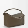 Grosse Puzzle-Tasche aus geschmeidigem genarbtem Kalbsleder Grosse Puzzle-Tasche aus geschmeidigem genarbtem Kalbsleder