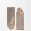 Handschuhe aus Kaschmir und Nappa-Lammleder