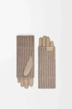 Handschuhe aus Kaschmir und Nappa-Lammleder
