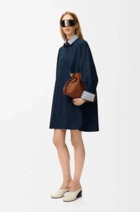 Hemdkleid aus Baumwolle