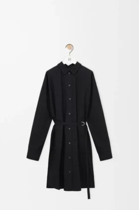 Hemdkleid aus Seide und Baumwolle