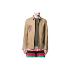Herren-Jacke von loewe mit Print, braun, H2198210Ib-2140