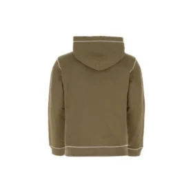 Herren-Kapuzenpullover mit Kordelzug und loewe-Stickerei, Khaki, H526341X94-3962