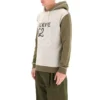 Herren-Kapuzenpullover mit Kordelzug und loewe-Stickerei, Khaki, H526341X94-3962