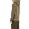 Herren-Kapuzenpullover mit Kordelzug und loewe-Stickerei, Khaki, H526341X94-3962