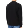 Herren» loewe Anagram Baumwolle Rundhals-T-Shirt mit Alphabet-Stickerei, klassisch, schwarz H526341Xa1-1100
