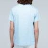 Herren Loewe Anagram Classic besticktes Baumwoll-T-Shirt mit Rundhalsausschnitt und kurzen Ärmeln, hellblau H6109230Cr-6410