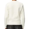 Herren Loewe Anagram-Logo bestickter Baumwollpullover, cremeweiss H526341Xa1-2370