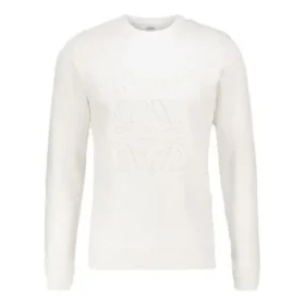 Herren Loewe Anagramm bestickte Sportschuhe weiss P00487525