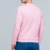 Herren loewe Anagramm besticktes Sport-Langarmshirt, rosa-rot, H6109900Cr-7080