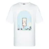 Herren loewe AW19 Painting Kurzarm-T-Shirt Weiss H6299720Si