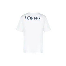 Herren loewe AW19 Painting Kurzarm-T-Shirt Weiss H6299720Si