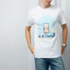 Herren loewe AW19 Painting Kurzarm-T-Shirt Weiss H6299720Si