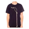 Herren-Loewe-Baumwoll-Shorts mit Kordelzug, kurzärmelig, marineblau H6109031Si-5110