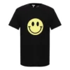 Herren Loewe Chest Yellow Smiling Face Kurzarm-T-Shirt Schwarz H616341X87-1100