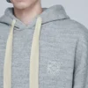 Herren-loewe-Hoodie mit Anagramm-Stickerei, langärmelig, grau, H6109701Si