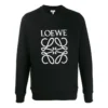 Herren-Pullover mit loewe-Markenlogo-Aufdruck, schwarz, H6109900Cr-1100