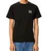 Herren-T-Shirt von Loewe Anagram Classic, bestickt, Baumwolle, Rundhalsausschnitt, kurze Ärmel, schwarz H6109230Cr-1100