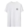 Herren-T-Shirt von loewe mit «Anagram»-Stickerei, Baumwolle, Rundhalsausschnitt, kurze Ärmel, weiss H526Y22J26-2100