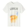 Herren-T-Shirt von loewe mit Aufdruck, kurzärmelig, weiss H6299980Pc-2100