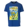 Herren-T-Shirt von loewe mit Augendruck, kurzärmelig, blau H6109822Pc-5130