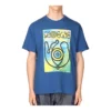 Herren-T-Shirt von loewe mit Augendruck, kurzärmelig, blau H6109822Pc-5130