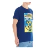 Herren-T-Shirt von loewe mit Augendruck, kurzärmelig, blau H6109822Pc-5130