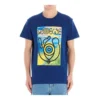 Herren-T-Shirt von loewe mit Augendruck, kurzärmelig, blau H6109822Pc-5130