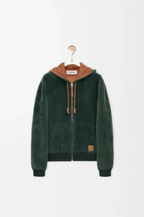 Hoodie aus Shearling