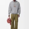 Hoodie in lockerer Passform aus Baumwolle