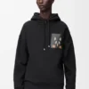 Hoodie in lockerer Passform aus Baumwolle