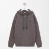 Hoodie mit Reissverschluss aus Baumwolle