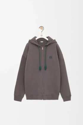 Hoodie mit Reissverschluss aus Baumwolle