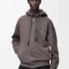 Hoodie mit Reissverschluss aus Baumwolle