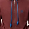 Hoodie mit Reissverschluss aus Baumwolle
