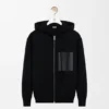 Hoodie mit Reissverschluss aus Wolle Hoodie mit Reissverschluss aus Wolle