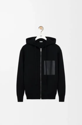 Hoodie mit Reissverschluss aus Wolle