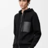 Hoodie mit Reissverschluss aus Wolle Hoodie mit Reissverschluss aus Wolle