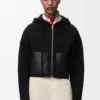 Hoodie mit Reissverschluss aus Wolle Hoodie mit Reissverschluss aus Wolle